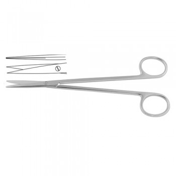 Metzenbaum-Nelson Dissecting Scissor Straight - Sharp/Sharp Stainless Steel, 18 cm - 7"